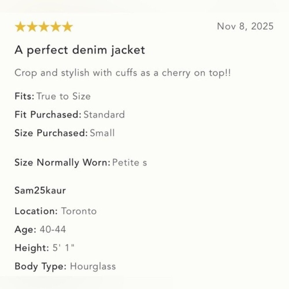 NWT Size M - Pilcro 100% Cotton Cuffed Crop Denim Jacket (NWT US$ 168) - Picture 14 of 16
